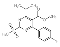 4-(4-氟苯基)-6-異丙基-2-（甲基磺酰基）嘧啶-5-羧酸甲酯
